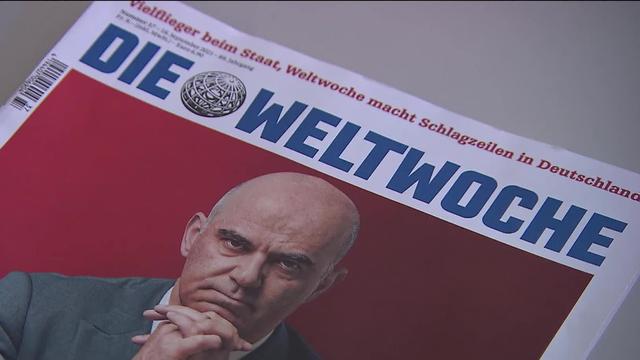 Le magazine "Weltwoche" critique le rôle du Secrétariat général d’Alain Berset lors de la tentative de chantage dont il a été victime en 2019