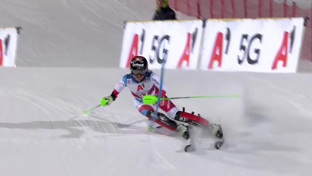 Flachau (AUT), slalom dames, 1re manche: Camille Rast (SUI)