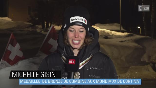 Ski - Michelle Gisin: ''Cette médaille est très importante pour moi''