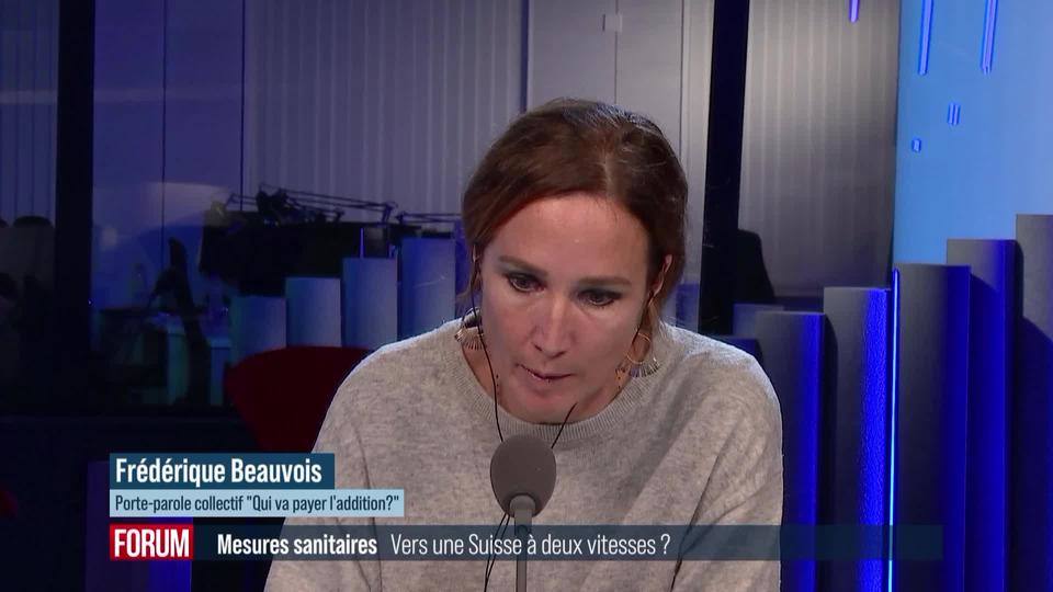 Nouvelles mesures sanitaires: interview de Frédérique Beauvois