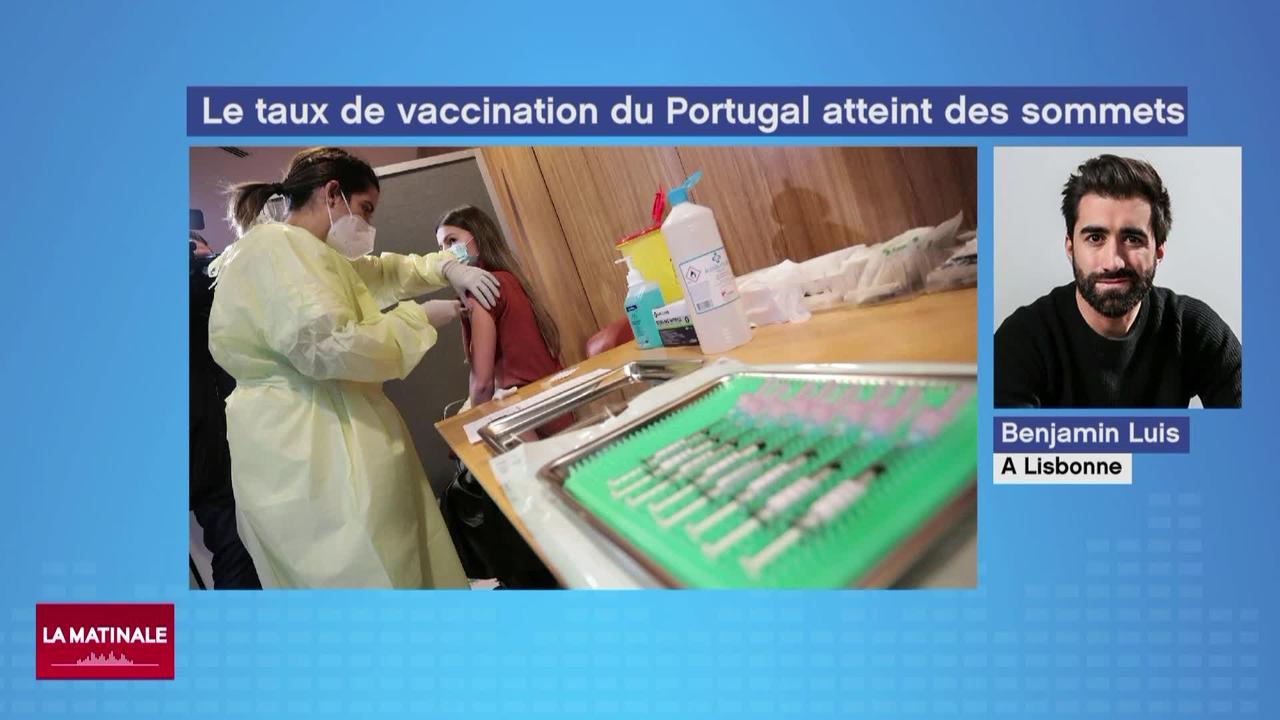 Le Portugal, pays champion du monde la vaccination contre le Covid (vidéo)