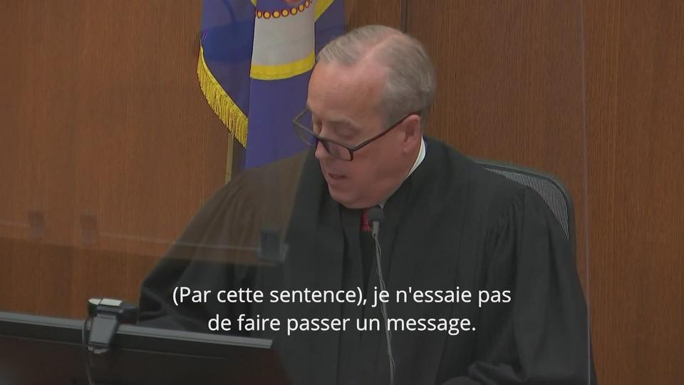 La lecture de la sentence contre Derek Chauvin pour le meurtre de George Floyd