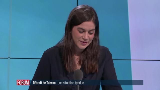 La situation est tendue au Détroit de Taïwan