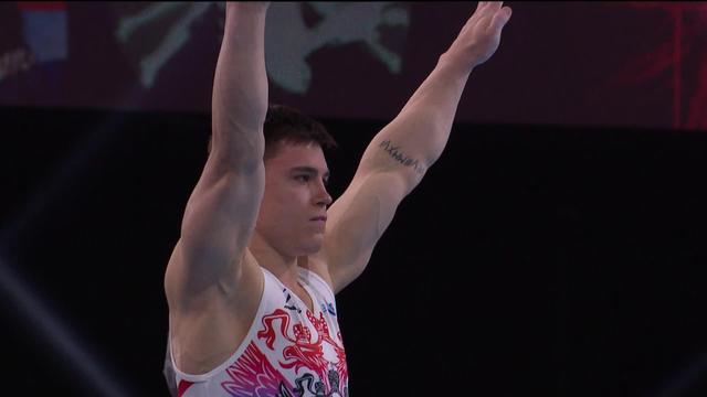 Finales par engins, sol : victoire de Nikita Nagornyy (RUS)