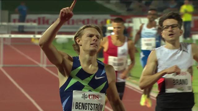 Bellinzone, 400m haies (finale B) messieurs : D. Brand (SUI) termine 2e