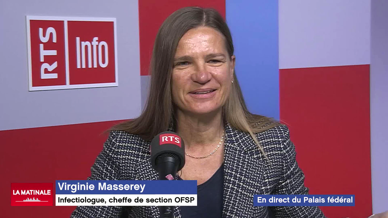L'invitée de La Matinale (vidéo) – Virginie Masserey, cheffe du "Contrôle de l'infection et programme de vaccination" à l'OFSP