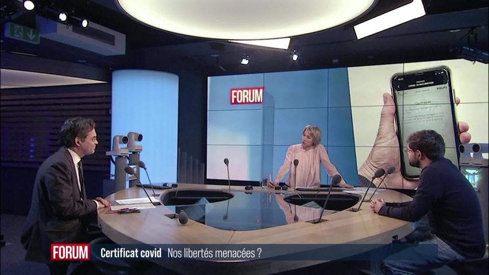 Le certificat Covid menace-t-il nos libertés? Débat entre Olivier Feller et Stéphane Morey