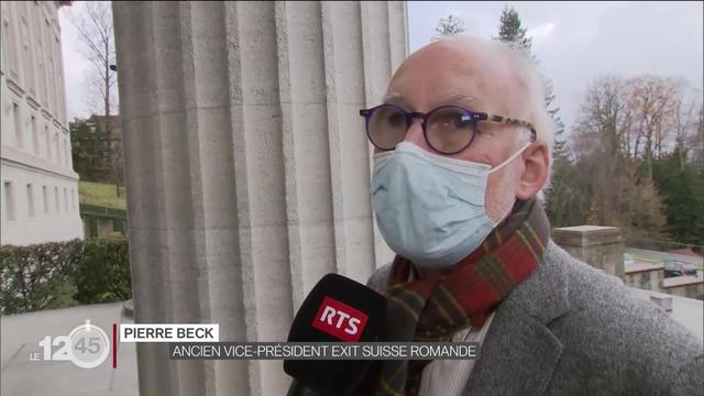 À Lausanne, le Tribunal fédéral s'est penché jeudi sur le recours de Pierre Beck, l'ancien vice-président d’Exit Suisse romande