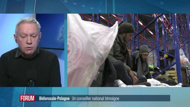 Situation à la frontière entre la Pologne et la Biélorussie: témoignage de Pierre-Alain Fridez (vidéo)