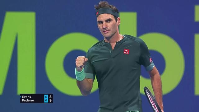 1-8, R. Federer (SUI) - D. Evans (GBR) (7-6, 3-6, 7-5): Federer s'impose pour son retour !