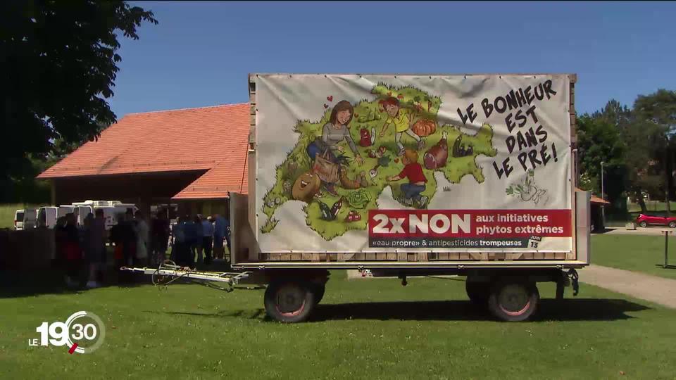 Reportage dans le canton de Vaud, chez des opposants aux deux initiatives anti-pesticides.