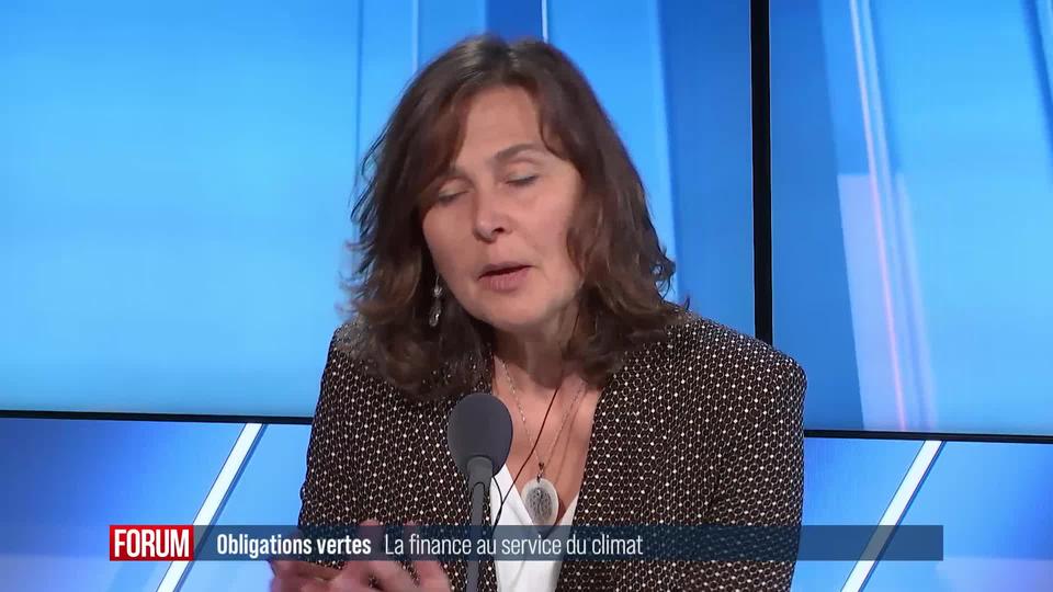 Les "obligations vertes", instruments financiers au service du climat: Interview d'Angela de Wolff