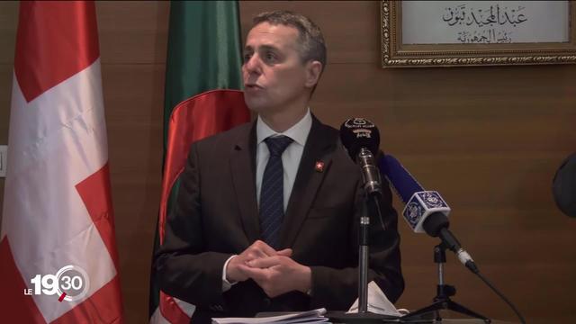 Le Conseiller fédéral Ignazio Cassis a entamé sa tournée diplomatique sur le continent africain aujourd'hui en Algérie.