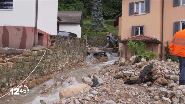 Le canton de Neuchâtel a été frappé par de violents orages durant la nuit.