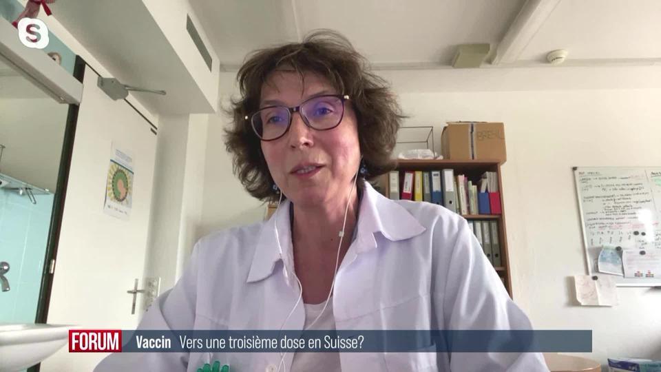 La troisième dose de vaccin est-elle vraiment indispensable? Interview de Frédérique Jacquerioz