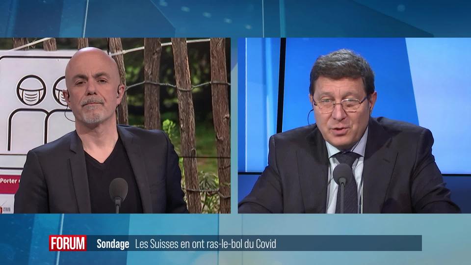 La situation économique inquiète la population suisse en raison des mesures liées au Covid-19: réaction de Mauro Poggia