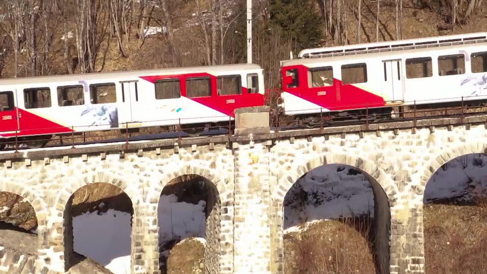 Le Mont-Blanc Express. Une ligne desservie à l'origine par les diligences