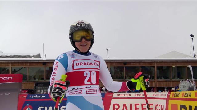 St-Moritz (SUI), super-G dames, 1re manche: Wendy Holdener (SUI)