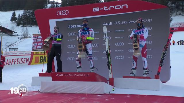 En ski alpin, les Suisses répondent présents à Adelboden pour le deuxième géant du week-end avec le podium de Loïc Meillard
