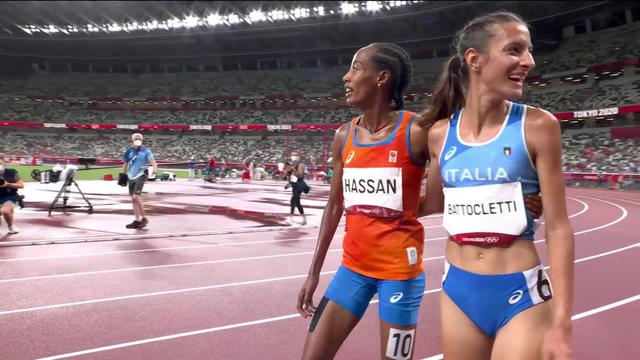 Athlétisme, 5000m dames: Hassan (NED) remporte la médaille d'or !