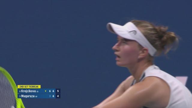 Tennis: Barbora Krejcikova bat Garbiñe Muguruza en 8es de finale à l'US Open