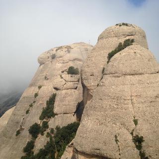 Le massif de Montserrat auréolé de brume et de mystère... [RTS - Anna Buy]