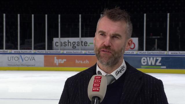 National League,: Zurich - Fribourg (3-2ap) Interview Christian Dubé