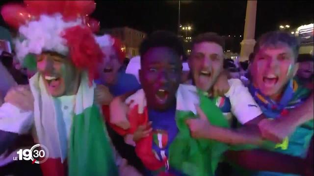 Reportage à Rome où des Italiens extatiques ont fêté la victoire de leur pays