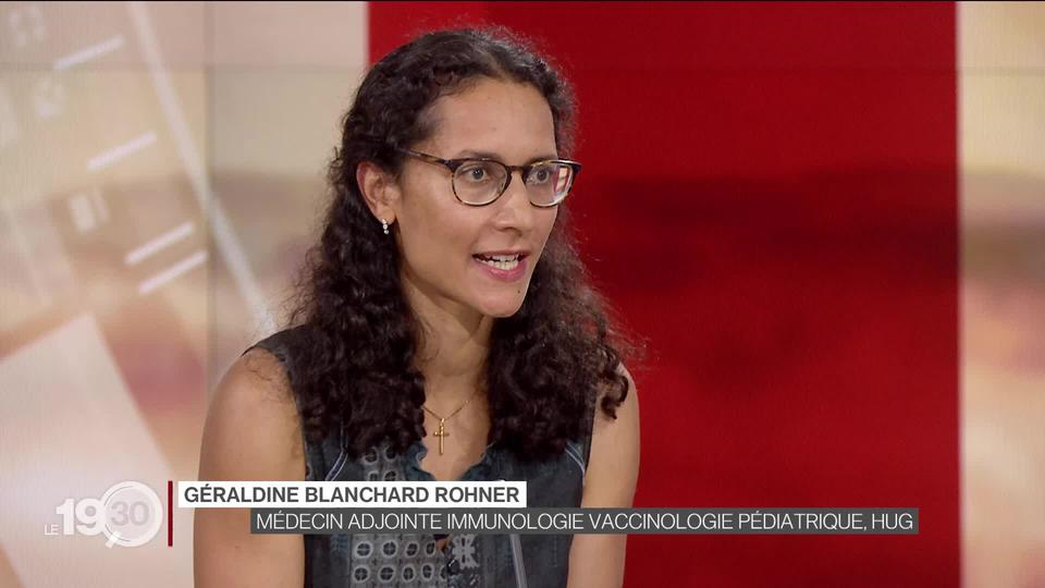 Géraldine Blanchard Rohner: "Si on a un enfant en bonne santé, on peut se permettre d'attendre avant de le faire vacciner."