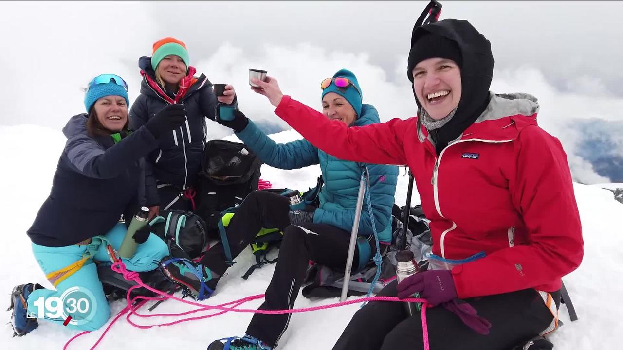 A l'assaut des sommets : une initiative de Suisse Tourisme pour encourager les femmes à pratiquer l'alpinisme.