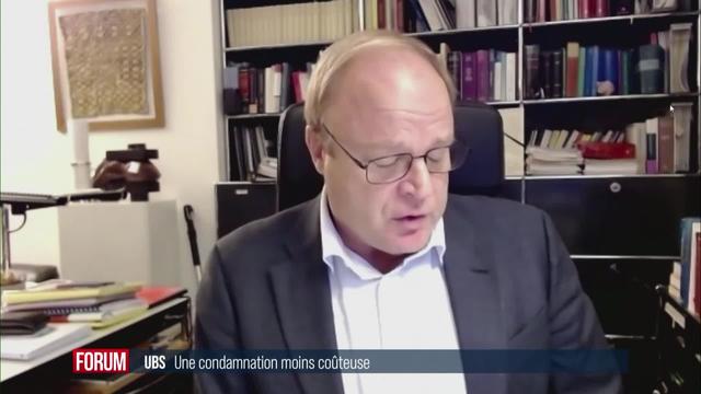 Condamnation moins coûteuse pour UBS en France: interview de Marc Henzelin