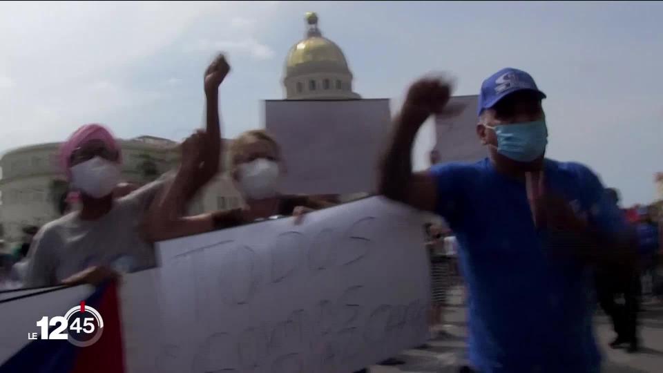 À Cuba, des milliers de manifestants appellent à la chute du régime