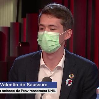 Jean-Valentin de Saussure, étudiant et membre de l’ONG Swiss Youth for Climate (vidéo)