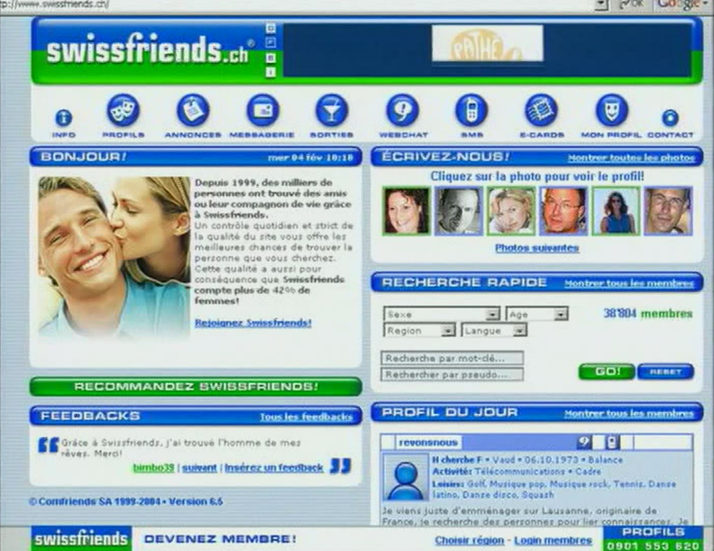 Le réseau swissfriends.ch [RTS]