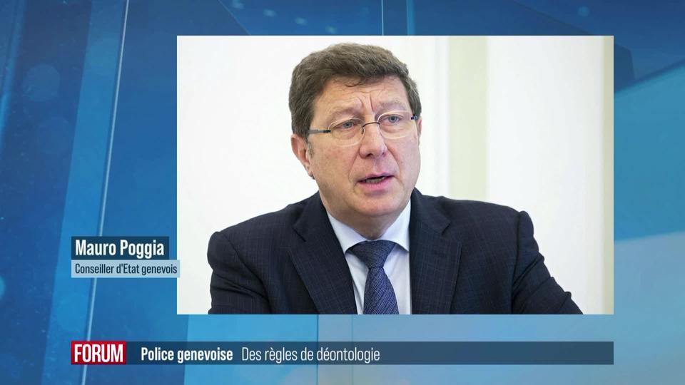 La police genevoise veut se doter d'un nouveau code de déontologie: interview de Mauro Poggia