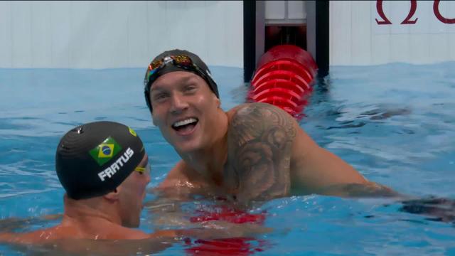 Natation, finale 50m nage libre messieurs: Caeleb Dressel (USA) pulvérise le record olympique et se pare d'or sur le 50m nage libre!