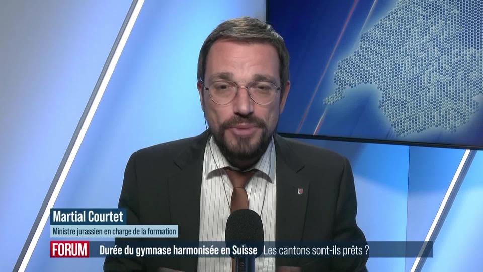 Le Conseil fédéral souhaite harmoniser la durée du secondaire II partout en Suisse: interview de Martial Courtet