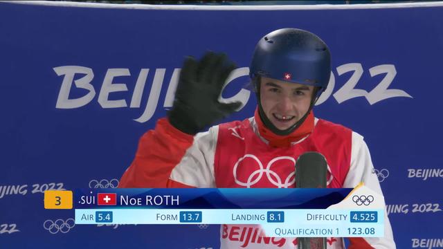 Freeski aerials, qualifs messieurs: Noé Roth (SUI) valide sa place en finale!