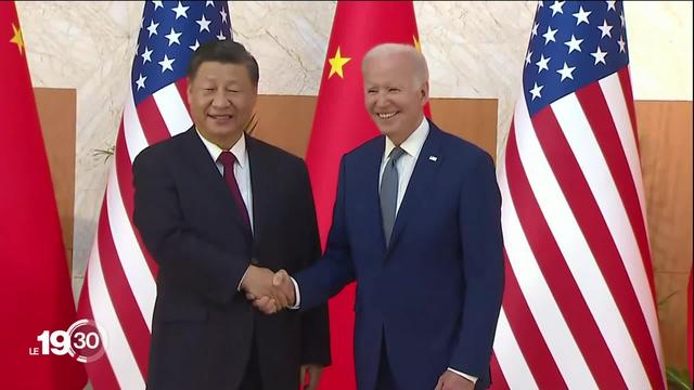Le président américain Joe Biden et son homologue chinois Xi Jinping se sont entretenus pour la première fois lundi à Bali