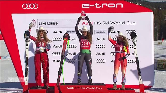 Ski alpin, descente dames : victoire de Sofia Goggia (ITA), Corinne Suter (SUI) 3e