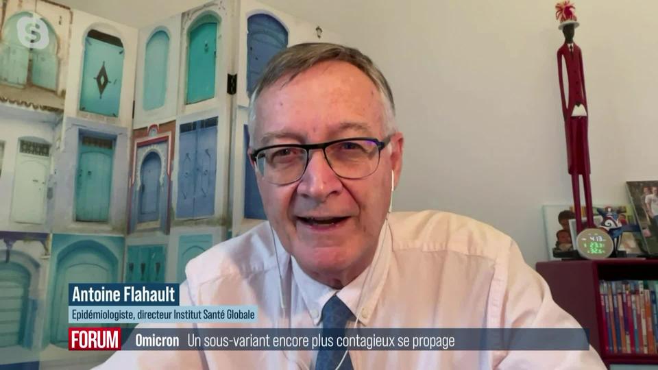 Un sous-variant d’Omicron inquiète les autorités sanitaires danoises: interview d’Antoine Flahault (vidéo)