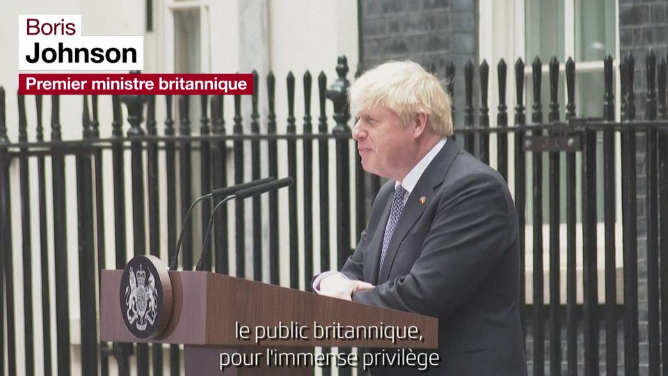 Boris Johnson "triste d'abandonner le meilleur job du monde", des Britanniques soulagés