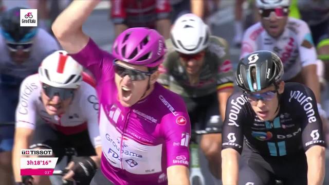 Giro, 13e étape, San Remo - Cuneo: victoire du sprinteur Arnaud Démare (FRA)