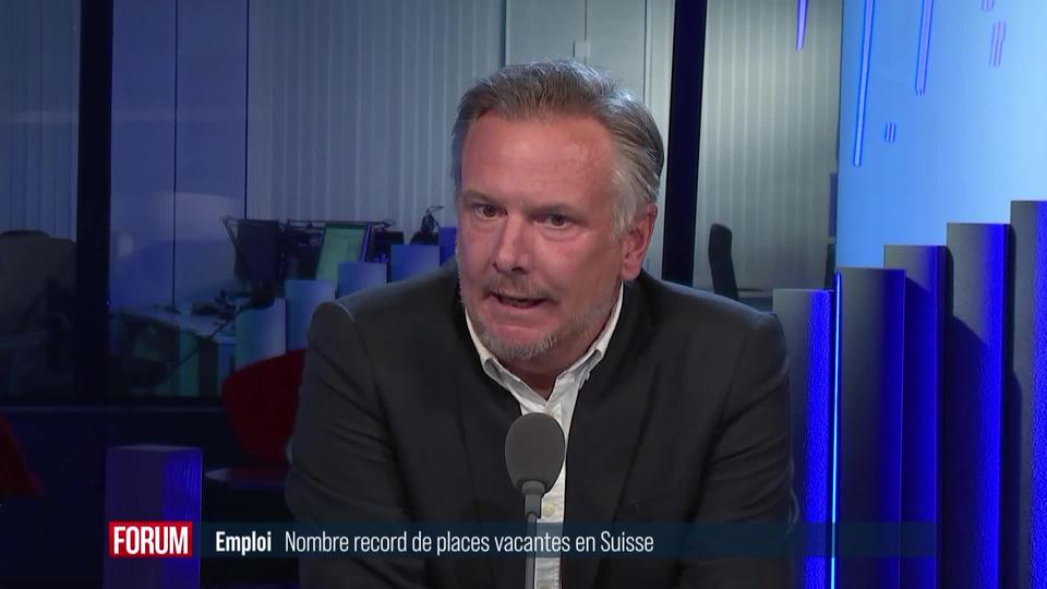 Record du nombre de places vacantes en entreprise: interview de Robin Gordon (vidéo)