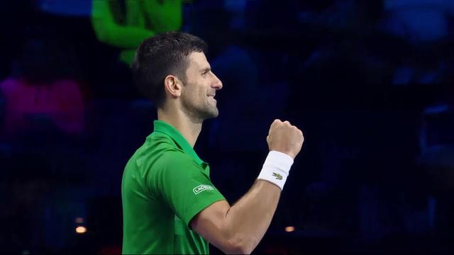 Finals, 1-2 finale, N. Djokovic (SRB) - T. Fritz (USA) (7-6, 7-6); le Serbe s'impose et disputera sa 8e finale au Masters