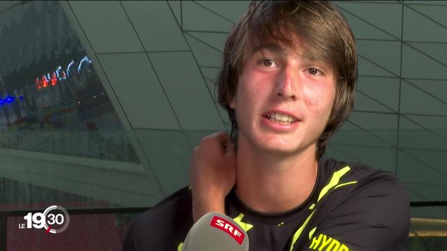 Portrait du Genevois Kilian Feldbausch, 16 ans, qui a réussi un excellent parcours à l'Open d'Australie junior de tennis