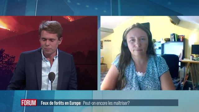 Est-il possible de maîtriser les feux de forêts en Europe? Interview de Christelle Hely