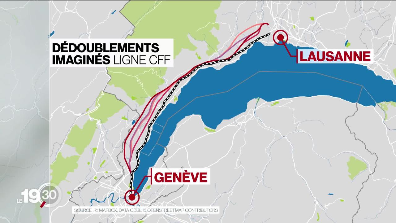 Un an après le trou de Tolochenaz, un deuxième tracé ferroviaire entre Genève et Lausanne est à l’agenda des autorités