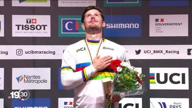 Les Suisses ont brillé de mille feux aux Championnats du monde de BMX. Simon Marquart en or, Zoé Claessens en argent