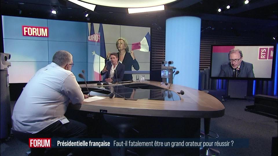 L’art oratoire pendant la campagne présidentielle française: débat entre Bertrand Périer et Thierry Herman